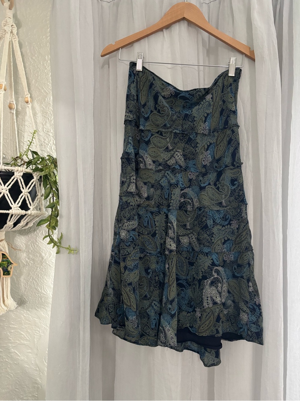100% silk skirt